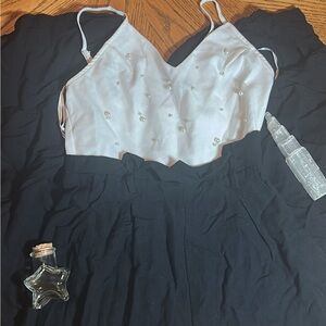 The Clothing Company Black and White Pantsuit